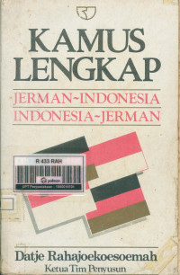 Kamus Lengkap Jerman-Indonesia Indonesia- Jerman
