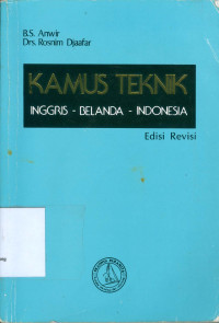 Kamus Teknik: Inggris-Belanda-Indonesia