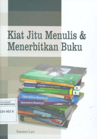 Kiat Jitu Menulis & Menerbitkan Buku