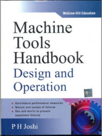 Machine Tools Handbook. Design and Operations