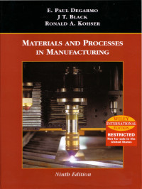 Materials and Processes in Manufacturing