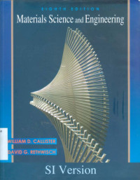 Materials Science And Engineering 8 edition SI Version