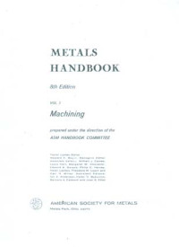 Metals Handbook 8ed Vol.3 Machining