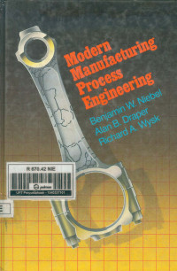 Modern Manufacturing Process Engineering