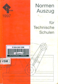 Normen Auszug für Technische Schulen. 11 Auflage 1997