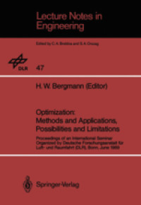 Optimization : Methods And Applications Possibilities And Limitations