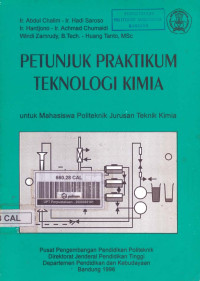 Petunjuk Praktikum Teknologi Kimia