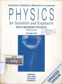 Instructor's Solutions Manual To Accompany Physics For Scientists And Engineers Volume 2 3ed