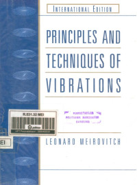 Principles And Techniques of Vibrations