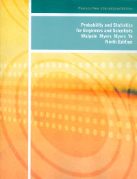 Probability and Statistics for Engineers and Scientists 9ed