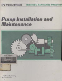 Pump Installation And Maintenance