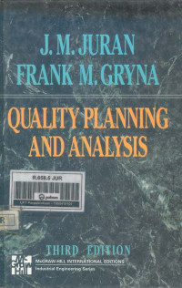 Quality Planning And Analysis