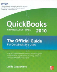 QuickBooks 2010 The Official Guide