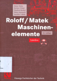 Roloff/Matek Maschinenelemente Tabellen, 16.Auflage