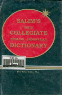 Salim's Ninth Collegiate English-Indonesian Dictionary