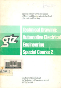 Technical Drawing Automotive Electrical Engineering. Special Course 2