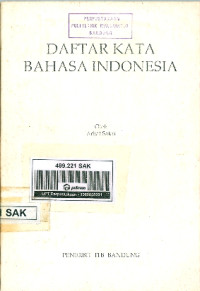 Daftar Kata Bahasa Indonesia